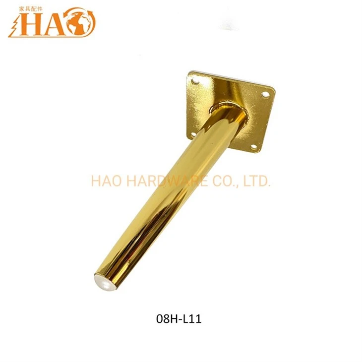 Sofa Leg Brassed Plated Gold Color