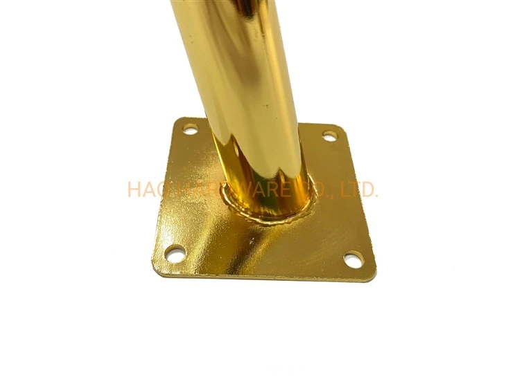 Sofa Leg Brassed Plated Gold Color