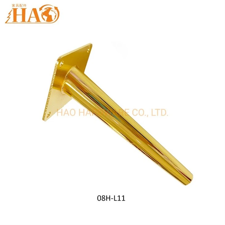 Sofa Leg Brassed Plated Gold Color