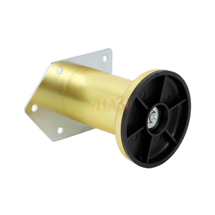 Bright Gold Color Steel Sofa Leg